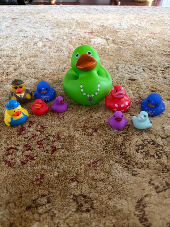 Other - Assorted Color Rubber Duck Bath Toy Set - Kids Toys Jeep share colorful iconic
